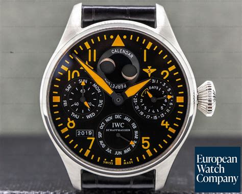 iwc big pilot perpetual calendar orange|IWC top gun perpetual calendar.